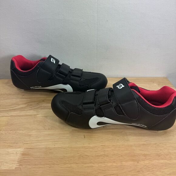 Peloton Bike Cycling Shoes Women's Size 39 -US Size 8 PL-SH-B-39 BLACK / WHITE - Picture 5 of 10